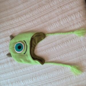 Disney Parks Monsters Inc Mike Wazowski Knit/Fleece Beanie Hat